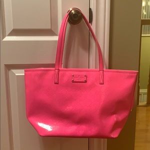 Kate Spade neon pink tote